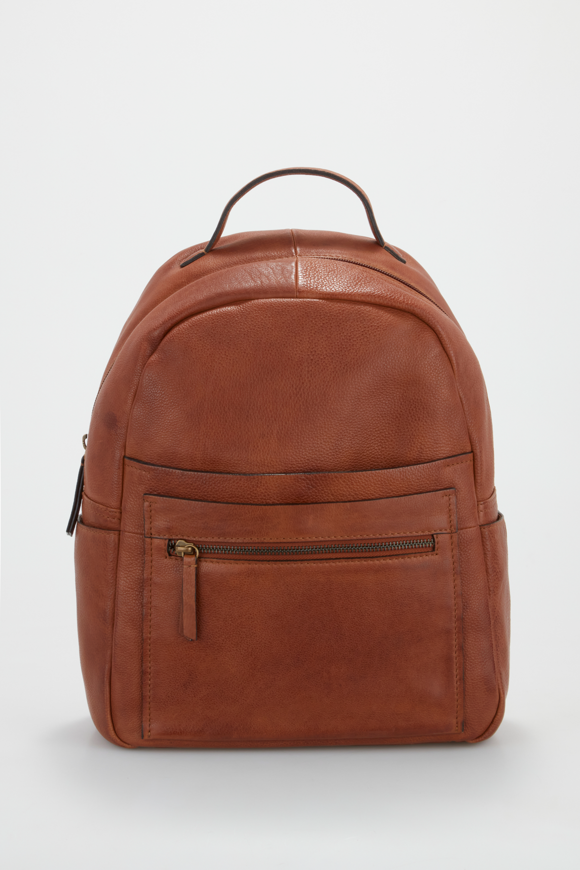 Leather backpack hot sale