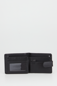 RFID Leather Tab Wallet