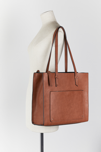 Triple Compartment Tote Bag