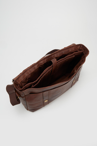 Flynn Leather Satchel