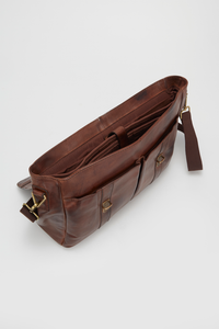 Flynn Leather Briefcase