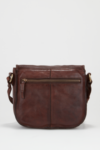 Ari Leather Double Crossbody Bag