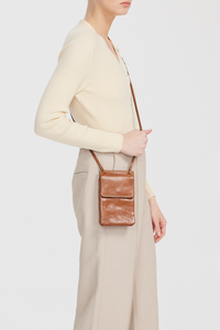 Maya Leather Phone Crossbody