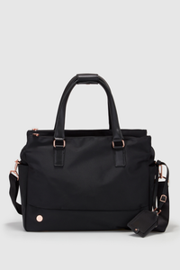 Twill Triple Compartment Tote