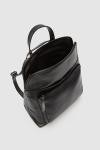 Maya Leather Convertible Backpack