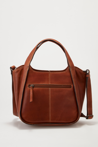 Maya Leather Mini Tote Bag