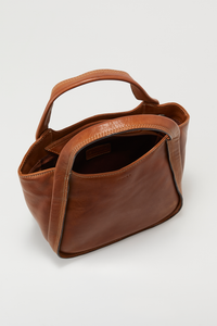 Maya Leather Mini Tote Bag