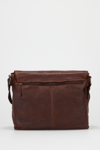 Anthony Leather E/W Satchel