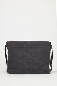 Blake Canvas/Lea Trim Satchel