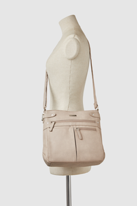 Tri-Pocket Crossbody Bag