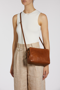 Maya Leather Crossbody Bag