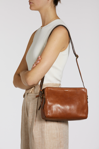 Maya Leather Crossbody Bag