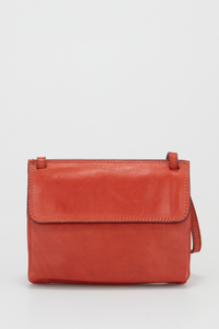 Maya Leather Double Flap Crossbody