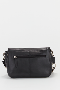 Pia Leather Flap Crossbody Bag