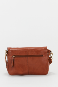 Pia Leather Flap Crossbody Bag