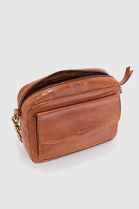 Pia Leather Crossbody Bag