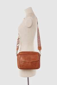 Pia Leather Crossbody Bag