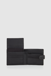 RFID Leather Tab Wallet