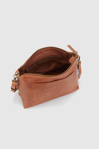 Maya Leather Small Crossbody Bag