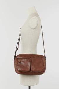 Kit Leather Crossbody Bag