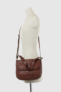 Cora Leather Flap Crossbody Bag