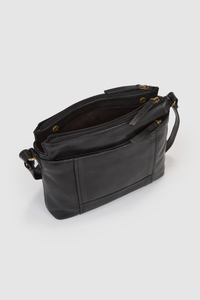 Mica Leather Crossbody Bag