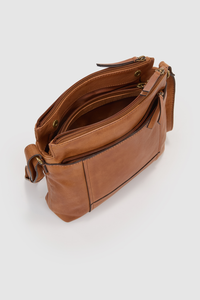 Mica Leather Crossbody Bag