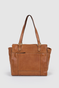 Mica Leather Tote Bag