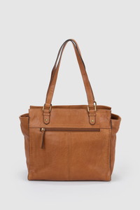 Mica Leather Tote Bag