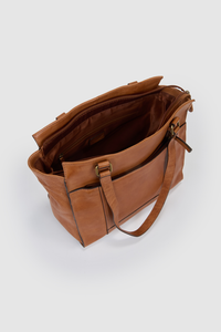 Mica Leather Tote Bag