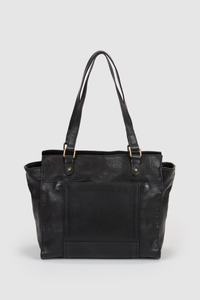 Mica Leather Tote Bag