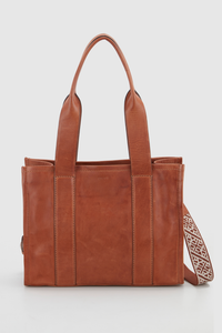 Pia Leather Tote Bag