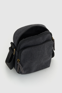 Blake Canvas/Lea Trim Phone Bag