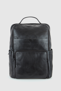 Matt Leather Backpack