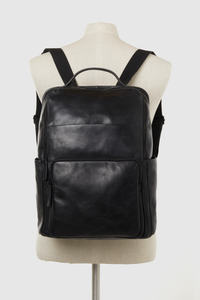 Matt Leather Backpack