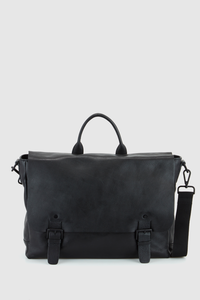 Matt Leather Satchel