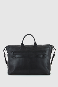 Matt Leather Satchel