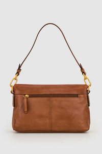 Luna Leather Flap Crossbody Bag