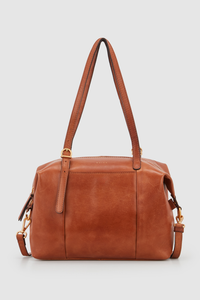 Ivy Leather Buckle Tote Bag