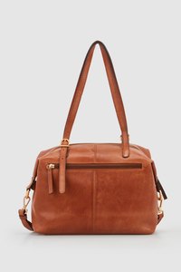 Ivy Leather Buckle Tote Bag