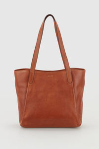 Josie Leather Soft Fold Tote Bag