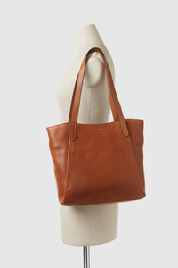 Josie Leather Soft Fold Tote Bag