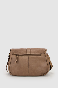 Dakota Leather Flap Crossbody Bag