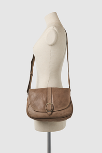 Dakota Leather Flap Crossbody Bag