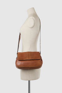 Kyra Leather Flap Crossbody Bag