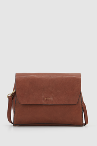 Myla Leather Flap Crossbody Bag