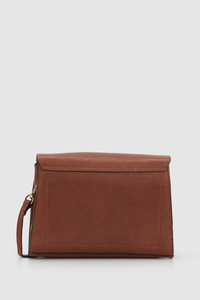 Myla Leather Flap Crossbody Bag