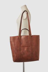 Myla Leather Unlined Tote Bag