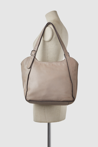 Maya Leather Buckle Tote Bag