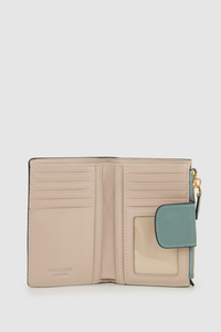 Leather Medium Tab Wallet